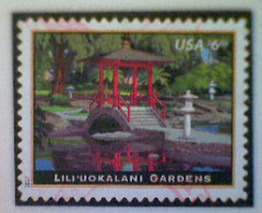 United States, Scott #5156, Used(o), 2017, American Landmarks Series: Lili'uokalani Gardens, $6.65, Multicolored - Gebruikt