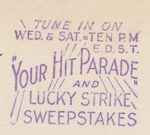 Meter Cover Front USA Hit Parade - Lucky Strike Sweepstakes - Non Classés