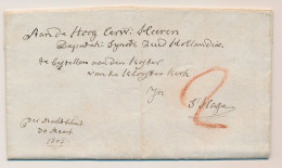 Rotterdam - Den Haag 1805 - Schuitbrief - ...-1852 Prephilately