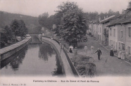 (268)  CPA  Fontenoy Le Château  Rue Du Canal Et Pont De Pierres - Other & Unclassified