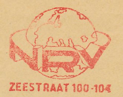 Meter Cover Netherlands 1953 Globe - NRV - Dutch Travel Association - The Hague - Geography