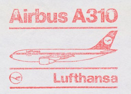 Meter Cut Germany 1988 Airplane - Airbus A310 - Lufthansa - Avions