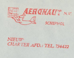 Meter Cover Netherlands 1965 Aeronaut - Schiphol - Flugzeuge