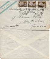 ARGENTINA 1954  AIRMAIL LETTER SENT FROM BUENOS AIRES TO LUNEL - Briefe U. Dokumente