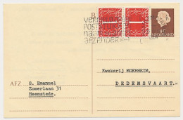 Briefkaart G. 325 / Bijfrankering Heemstede - Dedemsvaart 1964 - Ganzsachen