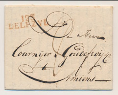 123 DELFZYL - Amiens Frankrijk 1812 - ...-1852 Préphilatélie