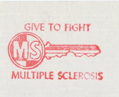 Meter Top Cut USA 1968 Multiple Sclerosis - Give To Fight - Key - Autres & Non Classés