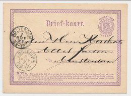 Briefkaart G. 1 Rotterdam - Amsterdam 1871 - Entiers Postaux