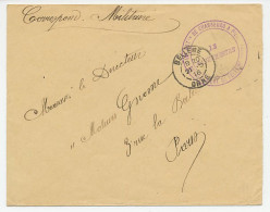 Cover / Postmark France 1916 Soldiers Mail - WW1