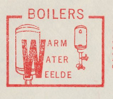 Meter Cover Netherlands 1961 Boiler - Warm Water - Tiel - Non Classés