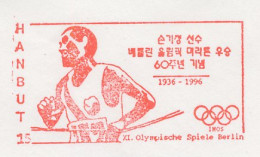 Meter Cover South Korea 1996 XI Olympic Games Berlin 1936 - Marathon - Sohn Kee-chung - Other & Unclassified