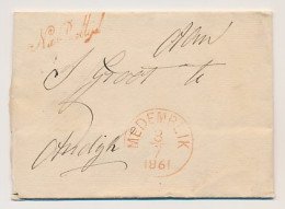 Medemblijk - Andijk 1861 - Na Posttijd - ...-1852 Préphilatélie