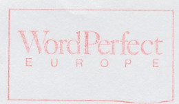 Meter Top Cut Netherlands 1990 Word Perfect Europe - Computers