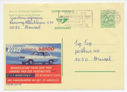 Publibel - Postal Stationery Belgium 1970 Car - Vauxhall - Coches