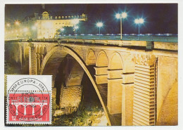 Maximum Card Belgium 1984 Bridge - Europa - Brücken