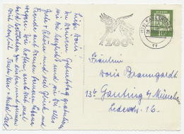 Postcard / Postmark Germany 1961 Bird - Parrot - Zoo Karlsruhe - Other & Unclassified