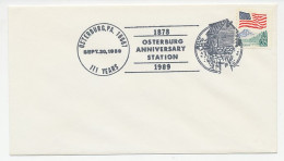 Cover / Postmark USA 1989 Watermill - Mühlen
