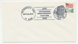 Cover / Postmark USA 1989 Watermill - Moulins