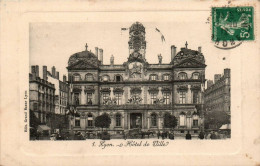 N°4466 W -cpa Lyon -hôtel De Ville- - Autres & Non Classés
