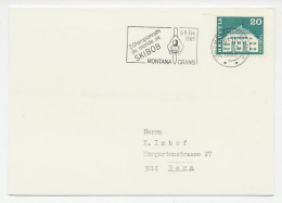 Card / Postmark Switzerland 1969 Ski Bob - World Championships - Hiver