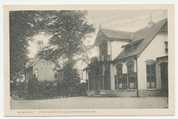 Prentbriefkaart Postkantoor Nunspeet 1930 - Autres & Non Classés