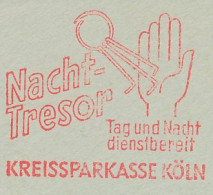 Meter Cut Germany 1959 Night Safe - Keys - Unclassified