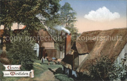 71861782 Westfalen Region Heimatbilder Bauernhof Westfalengruss Melle - Melle