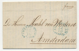 Londen - Halfrond-Francostempel Amsterdam 1846 - ...-1852 Vorläufer
