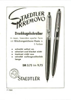 Werbung Staedtler Kugelschreiber - Publicité