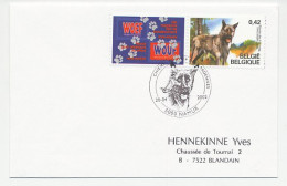 Cover / Postmark Belgium 2002 Dog - Magazine - Sonstige & Ohne Zuordnung