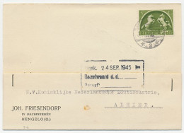 Perfin Verhoeven 331 - J.F. - Hengelo 1945 - Unclassified