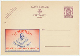 Publibel - Postal Stationery Belgium 1948 Lion - Mattress - Sonstige & Ohne Zuordnung