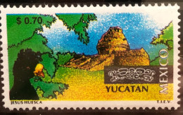 MEXICO Definitive Currasow Yucatan Province $0.70 MNH - Autres & Non Classés
