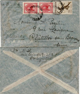 ARGENTINA 1947  AIRMAIL LETTER SENT FROM BUENOS AIRES TO SEINE - Lettres & Documents