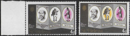 1970 St Helena Dickens 4d. Yellow Omitted Bf MNH SG N. 249b - Andere & Zonder Classificatie