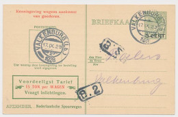 Spoorwegbriefkaart G. PNS216 C - Locaal Te Valkenburg 1928 - Interi Postali