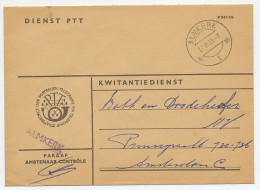 Dienst PTT Almkerk - Amsterdam 1958 - Kwitantiedienst - Unclassified