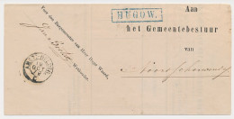 Stationstempel HUGOW. - Heerhugowaard - Noord-Scharwoude 1879 - Covers & Documents