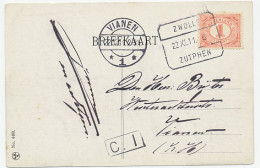 Treinblokstempel : Zwolle - Zutphen B 1911 - Non Classés