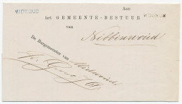 Naamstempel Midwoud - Wognum 1883 - Lettres & Documents