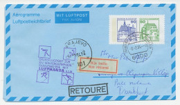 FFC / First Flight Cover Germany 1984 Winter Olympic Games 1984 - Ice Skating - Skiing - Bobsleigh  - Other & Unclassified