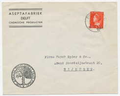 Firma Envelop Delft 1940 - Aseptafabriek / Fruitboom - Unclassified