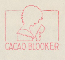 Meter Cover Netherlands 1961 Chocolate Factory - Cocoa Blooker - Amsterdam - Levensmiddelen