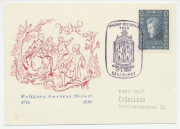 Postcard / Postmark Austria 1956 Wolfgang Amadeus Mozart - Composer - Music