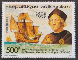 GABON / YT PA 290 / CHRISTOPHE COLOMB - CARAVELLE - AMERIQUE / NEUF ** / MNH - Christoph Kolumbus