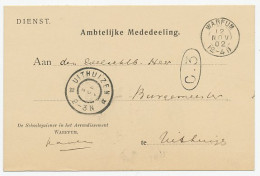 Kleinrondstempel Warfum 1902 - Non Classés