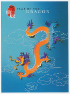 Postal Stationery China 2000 Year Of The Dragon - Mythology