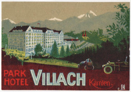 Park Hotel Villach - & Hotel, Label - Etiquettes D'hotels