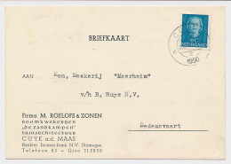 Firma Briefkaart Cuyk A.d. Maas 1950 - Boomkwekerij - Zonder Classificatie