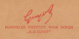 Meter Cut Netherlands 1985 Royal Institute Of Deaf - H.D. Guyot - Handicap